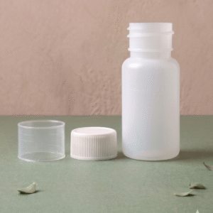 30 ml Plastic Bottle with Cap & Measuring Cup