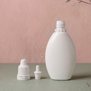 30ML Oval Plastic Dropper Bottle with Cap & Plug