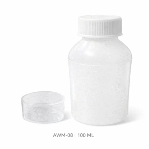 100 ml Pharmaceutical Dry Powder Bottle with Cap & Measuring Cup