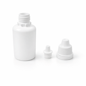 30 ml Round Plastic Bottle with Plug & Single Ring Cap